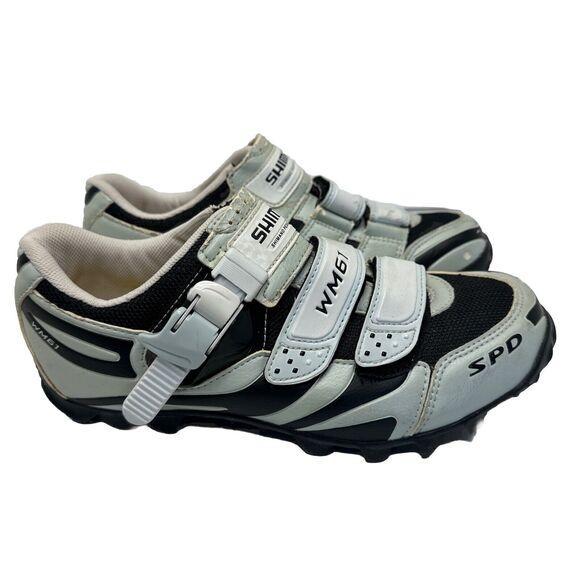 Shimano WM61 Mountain Bike Shoes Womens 7.2 US Ratcheting Microadjustable Strap - Picture 1 of 16